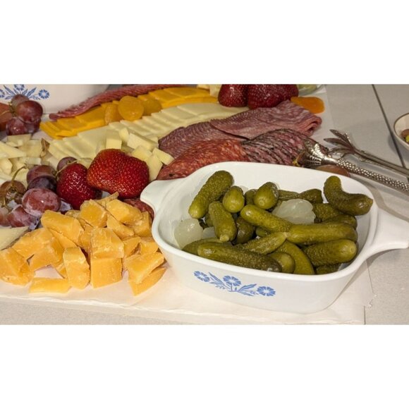 CorningWare Blue Cornflower set 4 Petite Pans P-41 & P-41-B Plastic Lid - Picture 12 of 16